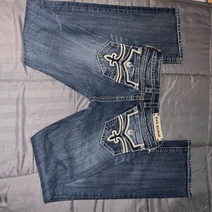 Rock Revival Dark Blue Denim Jeans